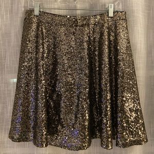 Gold Sequin Skirt